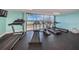 Enjoy workouts with a view in this fitness center, equipped with treadmills overlooking the water at 6009 Sea Ranch Dr # 306, Hudson, FL 34667