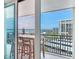 Balcony view of the water and city at 1430 Gulf Blvd # 707, Clearwater Beach, FL 33767