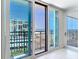 Balcony view showcasing large windows that offer scenic views of the beach and city at 1430 Gulf Blvd # 707, Clearwater Beach, FL 33767
