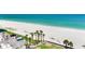 Beautiful beachfront with soft white sand and clear blue ocean water at 1430 Gulf Blvd # 707, Clearwater Beach, FL 33767
