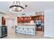 The beautiful kitchen offers stone counters and stainless steel appliances at 1430 Gulf Blvd # 707, Clearwater Beach, FL 33767