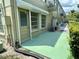 A private patio for outdoor enjoyment and relaxation with easy access to community amenities at 2391 Sumatran Way # 37, Clearwater, FL 33763