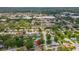 Aerial view of the neighborhood highlighting the home's location, surrounding community, and nearby amenities at 2824 Paddock Dr, Palm Harbor, FL 34684