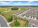 Suburban townhomes with manicured landscaping, attached garages, and ample parking spaces in a serene environment at 3216 Bryant Park Dr, New Port Richey, FL 34655