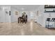 Cozy dining area with modern decor, seamlessly connected to the home's bright, welcoming interior at 3216 Bryant Park Dr, New Port Richey, FL 34655