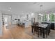 Open floor plan combines kitchen and dining room, perfect for entertaining at 3605 W Dale Ave, Tampa, FL 33609