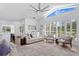 Airy living room filled with natural light, features comfortable seating and a view of the lush landscape at 3707 Smoke Hickory Ln, Valrico, FL 33596