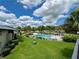 Scenic view from the patio overlooking the community pool at 4215 E Bay Dr # 1707C, Clearwater, FL 33764