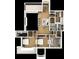 A well designed floor plan featuring multiple bedrooms, living spaces, and a covered deck at 4316 Wallace Cir, Tampa, FL 33611