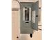Close up view of the upgraded electrical panel with labeled circuits at 6081 22Nd N Ave, St Petersburg, FL 33710