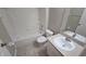 Standard bathroom with a tub-shower combination, toilet, and a single sink vanity with a mirror at 6517 Summer Cove Dr, Riverview, FL 33578