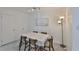 Dining room with simple decor at 7400 Sun Island S Dr # 412, South Pasadena, FL 33707