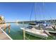 Condo property overlooking a marina with boats docked on the water at 7400 Sun Island S Dr # 412, South Pasadena, FL 33707