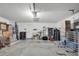 Spacious garage provides ample room for parking and storage at 7708 Fairlawn Dr, Hudson, FL 34667