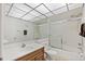 Clean bathroom featuring tub and shower combination at 9737 86Th Ave, Seminole, FL 33777