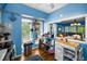 Bright kitchen area showcasing modern appliances and kitchen island with extra counter space at 9945 47Th N Ave # 210, St Petersburg, FL 33708