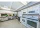 A spacious kitchen featuring white cabinetry and dual oven ranges at 9945 47Th N Ave # 210, St Petersburg, FL 33708