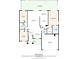 Detailed floor plan showcasing the layout of the home, including the screened porch and garage at 10314 Deepbrook Dr, Riverview, FL 33569