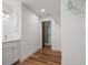 Bathroom leading to the walk-in closet offering a sink and storage space at 1721 Allens Creek Dr, Clearwater, FL 33764