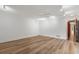 Large bedroom with modern ceiling fan, wood flooring, and ample natural light at 1721 Allens Creek Dr, Clearwater, FL 33764