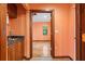 View of a room with hardwood floors, cabinets, and sink at 1721 Allens Creek Dr, Clearwater, FL 33764