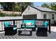 Outdoor deck area with stylish seating, perfect for relaxation and entertaining at 1915 10Th N St, St Petersburg, FL 33704