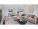 An open-concept living room features stylish furniture, neutral decor, and bright, natural light at 25729 Aldus Dr, Land O Lakes, FL 34639