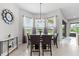 Breakfast nook with natural light with view to backyard at 2724 Coco Palm Cir, Wesley Chapel, FL 33543