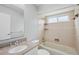 Bathroom features a vanity, granite countertop, and a shower with a new glass door at 3121 Egret Ter, Safety Harbor, FL 34695