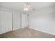 Spacious bedroom featuring neutral walls, carpet floors and closet offering ample storage at 3121 Egret Ter, Safety Harbor, FL 34695