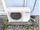 Exterior view of Mitsubishi Electric unit, ensuring year-round comfort at 39343/39349 Rusbe, Zephyrhills, FL 33540