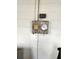 Close-up of an old-fashioned electrical meter at 39343/39349 Rusbe, Zephyrhills, FL 33540