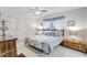 Bedroom featuring neutral tones, a large closet, and a window that provides natural light at 4512 Superior Ln, Clearwater, FL 33762