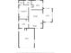Detailed floor plan showcasing the layout including the living room, kitchen, bedrooms, and garage at 4512 Superior Ln, Clearwater, FL 33762
