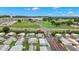 Wide aerial shot showcasing the community, nearby amenities, and easy access to roads at 7118 El Meyers St, Zephyrhills, FL 33541