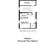 Detailed floor plan showcasing the Falcon's second-floor layout options and room dimensions at 8316 Golden Beach Ct, Parrish, FL 34219