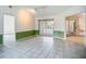 Bright living room leads to outdoor pool and deck via sliding doors, seamless indoor/outdoor living at 8822 Misty Creek Dr, Sarasota, FL 34241