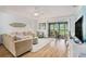 Cozy living room with sliding doors leading to an outdoor balcony at 9521 86Th Ave # 9521, Seminole, FL 33777