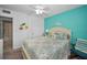 Bedroom featuring nautical themed decorations at 960 Virginia St # 202, Dunedin, FL 34698