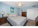 Bright bedroom with ample closet space and natural light at 960 Virginia St # 202, Dunedin, FL 34698