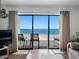 Balcony with ocean view offering seamless indoor-outdoor living, ideal for relaxation at 13500 Gulf Blvd # 507, Madeira Beach, FL 33708