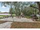 Paver patio with brick fireplace, perfect for outdoor entertaining at 14494 Copeland Way, Brooksville, FL 34604
