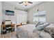 Cozy bedroom with a closet and large window offering plenty of natural light at 14494 Copeland Way, Brooksville, FL 34604