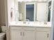 Stylish bathroom with double vanity, modern fixtures, and ample counter space at 16126 San Donato Pl, Bradenton, FL 34211