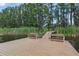 Inviting wood dock with benches perfect for enjoying tranquil waterfront views and relaxation at 1827 Hammocks Ave # 1303, Lutz, FL 33549