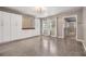 Bright interior featuring built-in kitchen cabinetry and light-filled windows at 2526 W Jean St, Tampa, FL 33614