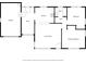 Detailed floor plan of the house, showcasing the layout of the rooms at 260 42Nd Ave, St Pete Beach, FL 33706