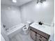 Bright bathroom featuring a vanity with modern fixtures and a shower-tub combo at 2625 State Road 590 # 1012, Clearwater, FL 33759