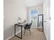 Cozy office space with a contemporary desk, chair, and bright natural lighting at 2771 Suncoast Blend Dr, Odessa, FL 33556