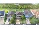 Beautiful aerial view of homes with landscaped front yards and driveways in a well-maintained neighborhood at 533 Vista Ridge Dr, Ruskin, FL 33570